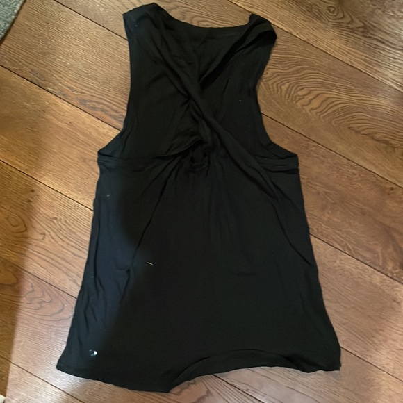 Black Lululemon Top w/ Crossed Back - Picture 3 of 5